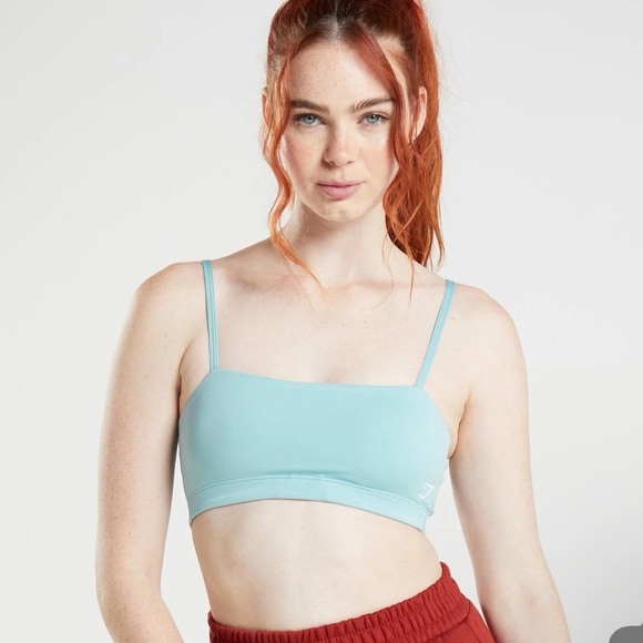Gymshark Other - GymShark Bandeau Women’s Sports Bra Pearl Blue
